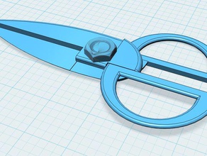 toddler scissors other 3d print model - Mito3D