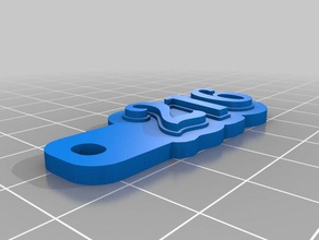 meine individuelle Schlüsselanhänger 216 3d print model - Mito3D