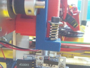 prusai3-z-tope terminal -ajustable 3d de la impresora partes prusa i3 axis 3d print model - Mito3D
