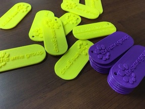 ame education keytags other 3d print model - Mito3D