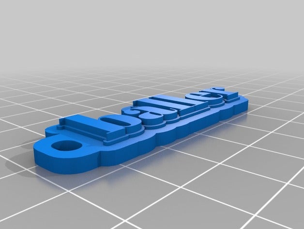 eddie Anahtarlık özelleştirilmiş 3D print model - Mito3D