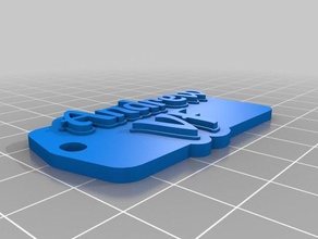 andy vf Anahtarlık özelleştirilmiş 3d print model - Mito3D
