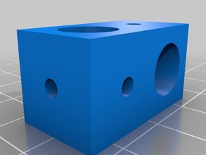 rod double block engineering customizer 3d print model - Mito3D