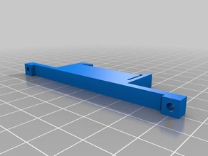 my customized pcb din rail mounting clip 80 mm electronics 3d print model - Mito3D