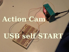 self start diy action cam camera gopro ipcam power supply sgabolab usb xaiomi 3d print model - Mito3D