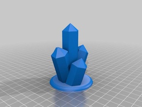 crystal lamp other 3d print model - Mito3D