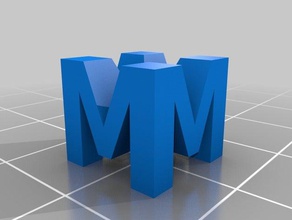 mektup -özelleştirilmiş stereo metin benim heykeller 3d print model - Mito3D