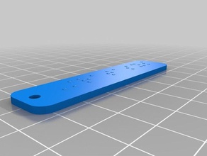 stratasys braille alfabesi el araçlar özelleştirilmiş 3d print model - Mito3D