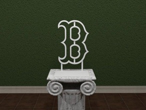 boston red sox logo signs logos 3dpicks awesome ball baseball cool emblem sport sports stand 3d print model - Mito3D