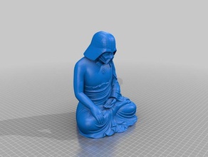 vader budda sculptures 3d print model - Mito3D