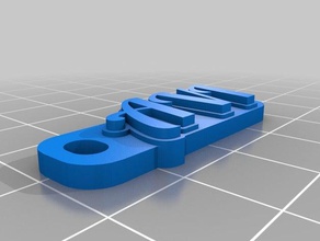 avi keychains customized 3d print model - Mito3D