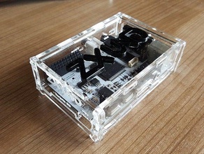 caja transparente para zx-uno 41 por v103 versi&oacuten con tapa expansi&oacuten v105 diy metacrilato zxuno 3d print model - Mito3D