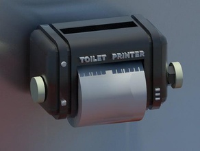 WC-Papier, Drucker-Halter Bad Bad-Accessoires Haushalt WC-Papier Halter WC-Papierrolle 3d print model - Mito3D