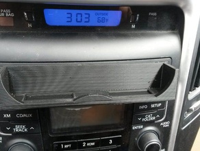 universal de telefone do suporte carro bandeja cd eletrônica 3d print model - Mito3D