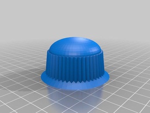 ventilador de caja la perilla reemplazo partes personalizado 3d print model - Mito3D