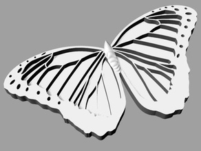 morpho farfalla animali 3d print model - Mito3D