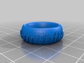 my customized text ringbraceletcrown thing fashion 3d print model - Mito3D