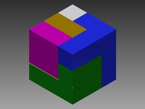 puzzle cubo rompecabezas 3d print model - Mito3D