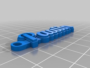 paulin keychains customized 3d print model - Mito3D