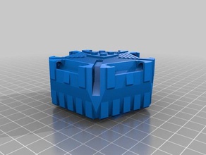 space marine type drop pod base lego other 3d print model - Mito3D
