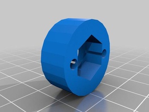 8 mm tuerca acme 3d la impresión tornillo guía sustitución de parte 3d print model - Mito3D
