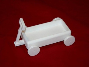 toy wagon mechanical toys 3d print model - Mito3D