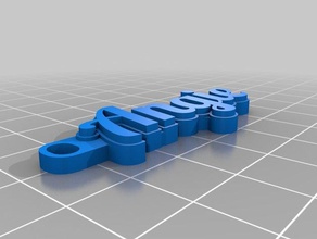 angie llaveros personalizado 3d print model - Mito3D