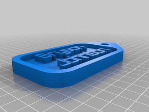 bryson tag bagagli famiglia personalizzato 3d print model - Mito3D