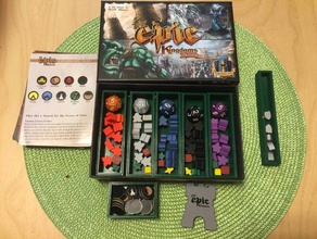 tiny epic kingdoms gioco in scatola organizzatore giochi 3d print model - Mito3D