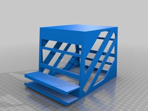desktop trash bin clip containers 3d print model - Mito3D