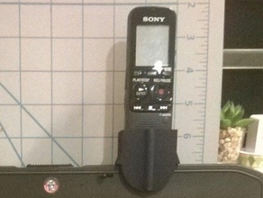 registratore vocale di montaggio schermo del computer portatile 3d stampa 3d print model - Mito3D