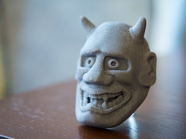 hannya mask costume 3D print model - Mito3D
