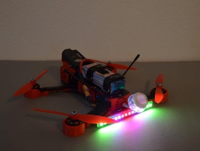 redrotor rc strider ws2812 led support vehicles 3d print model - Mito3D