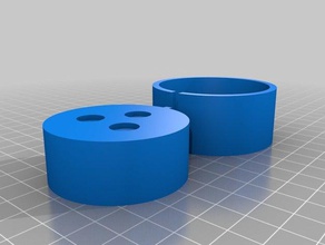 my customized levitating magnet foot diy 3d print model - Mito3D