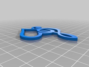 notenschlüssel note Herz andere 3d print model - Mito3D