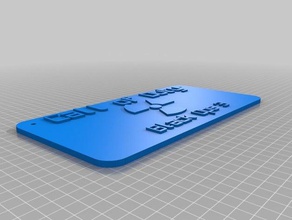 customizeable sign other 3d print model - Mito3D