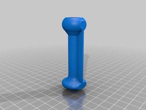 cube glider handle 3d printing 3d print model - Mito3D
