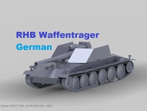 rhb waffentrager Fahrzeuge Deutsch tank Welt tanks 3d print model - Mito3D
