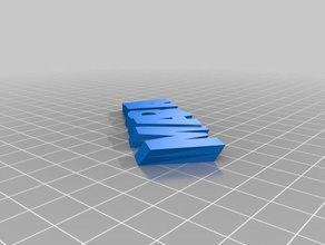 my customized iamburnystext name keyring keyfob organization 3d print model - Mito3D