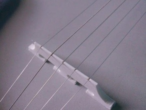 5 strings banjo bridge music musical instrument 3d print model - Mito3D