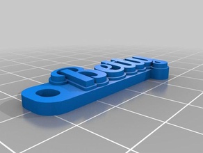 betty Anahtarlık özelleştirilmiş 3d print model - Mito3D