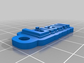 Verlierer Schlüsselanhänger angepasst 3d print model - Mito3D