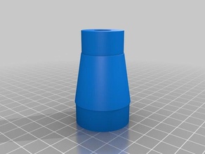 my customized model rocket transition adapter hobby 3d print model - Mito3D