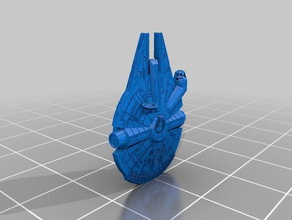 millenium falcon cufflinks accessories 3d print model - Mito3D