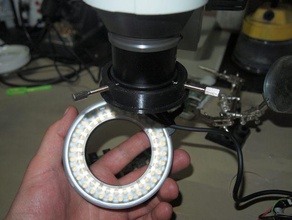 aperture ahl-c60 led ring flash adapter stereo microscope hobby ring light