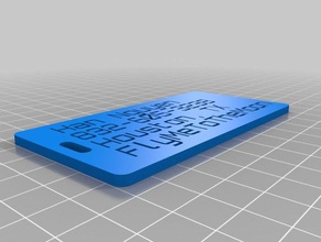 hans tag organization customized 3d print model - Mito3D