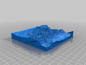 sierra de francia, salamanca otros Mapa 3d la montaña 3d print model - Mito3D