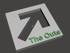 outs-logo Zeichen logos 3d print model - Mito3D