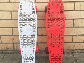 3dna penny board printing pennyboard skate skateboard 3d print model - Mito3D