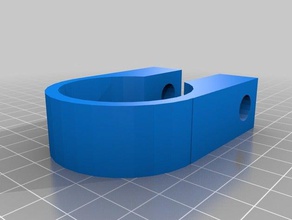 caiaque poste de luz grampo substituição partes personalizado 3d print model - Mito3D